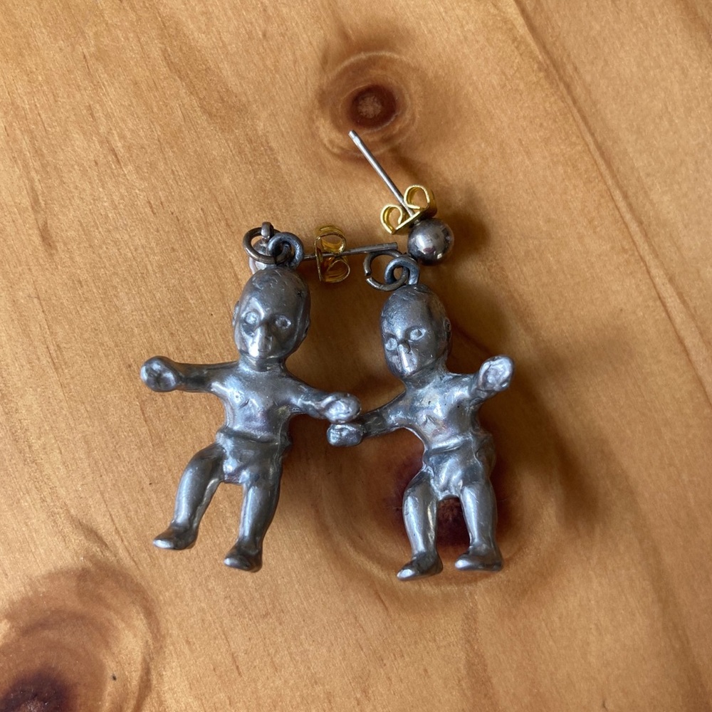Vintage baby earrings